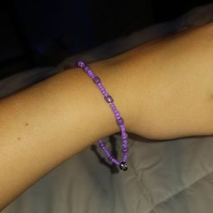 purple bracelet !